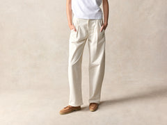 Stride String Loafers in Casaque Suede Natural Sole