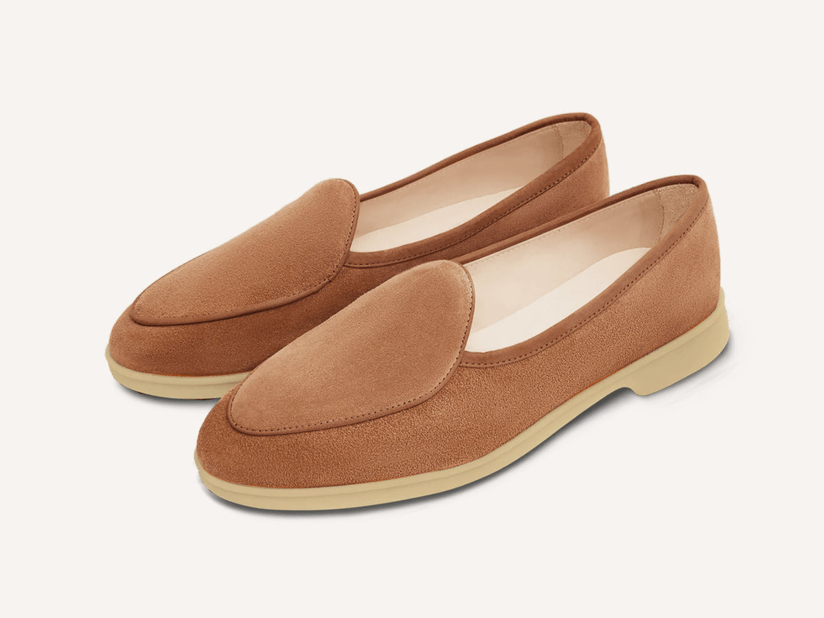 Stride Loafers in Casaque Suede Natural Sole