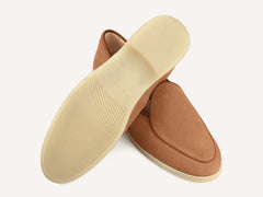 Stride Loafers in Casaque Suede Natural Sole