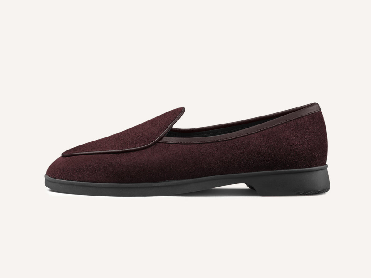 Stride Loafers in Sultan Suede Dark Sole