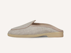 Stride Mule Loafers in Linen Merlinen