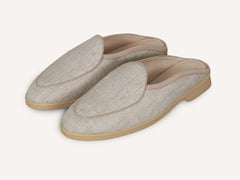 Stride Mule Loafers in Linen Merlinen