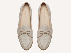 Stride String Loafers in Linen Merlinen