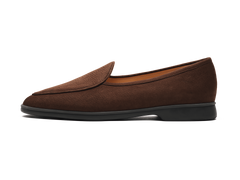 Stride Loafers in Ebony Brown Shield Nubuck