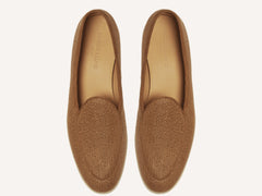 Stride Loafers in Honey Raffia with Natural Sole