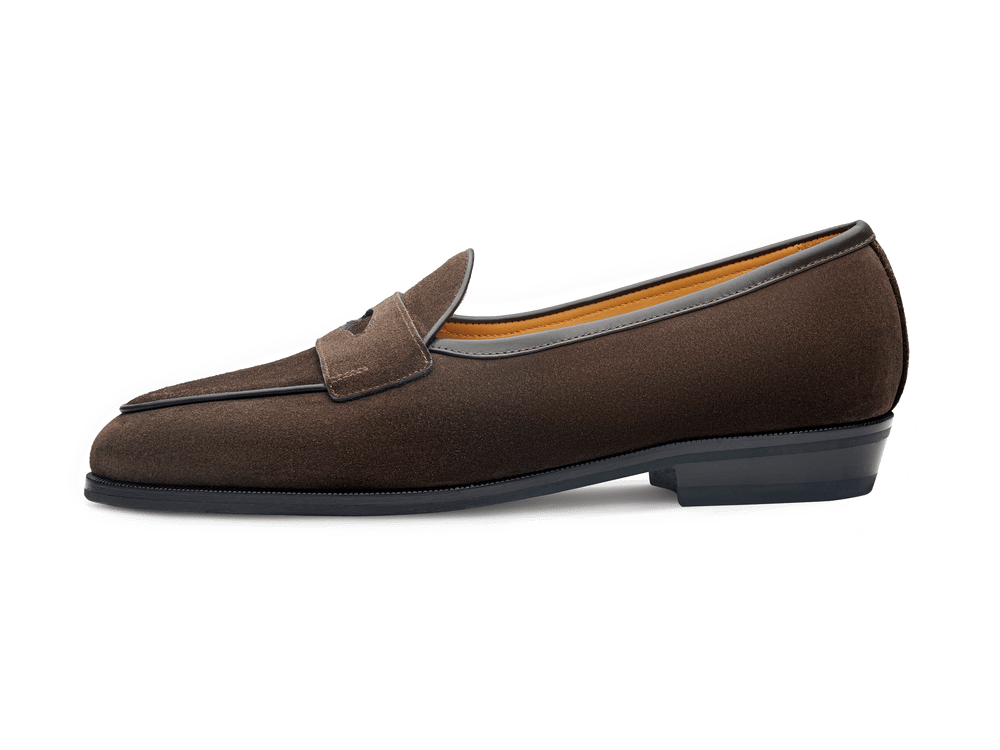 Sagan Ivy in Dark Brown Glove Suede