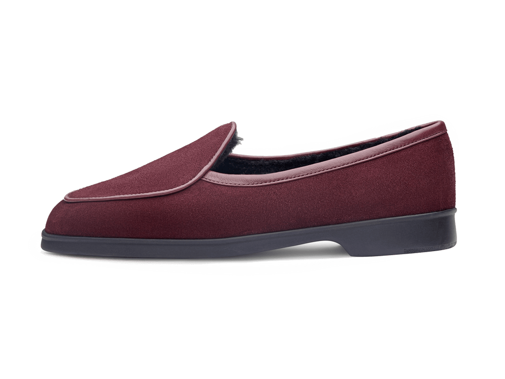 Stride Loafers in Sultan Suede with Shearling Lining