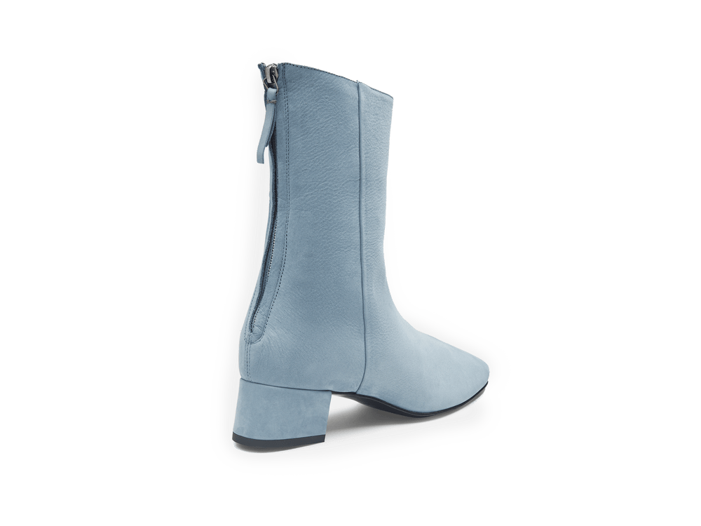 Debbie High Boots in Thunder Blue Nubuck