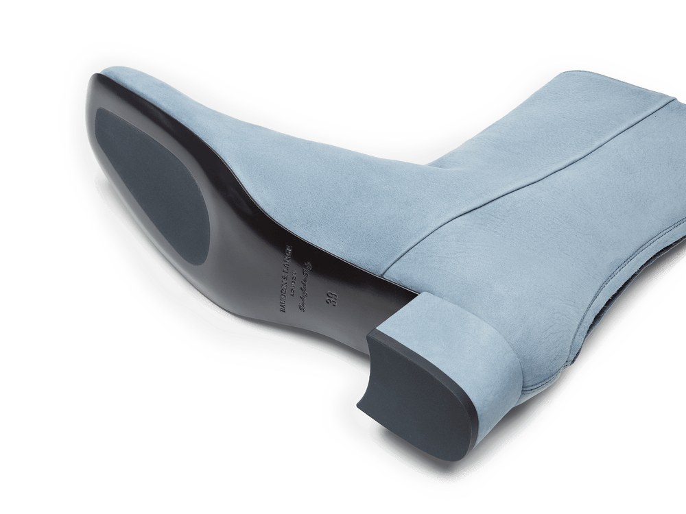 Debbie High Boots in Thunder Blue Nubuck