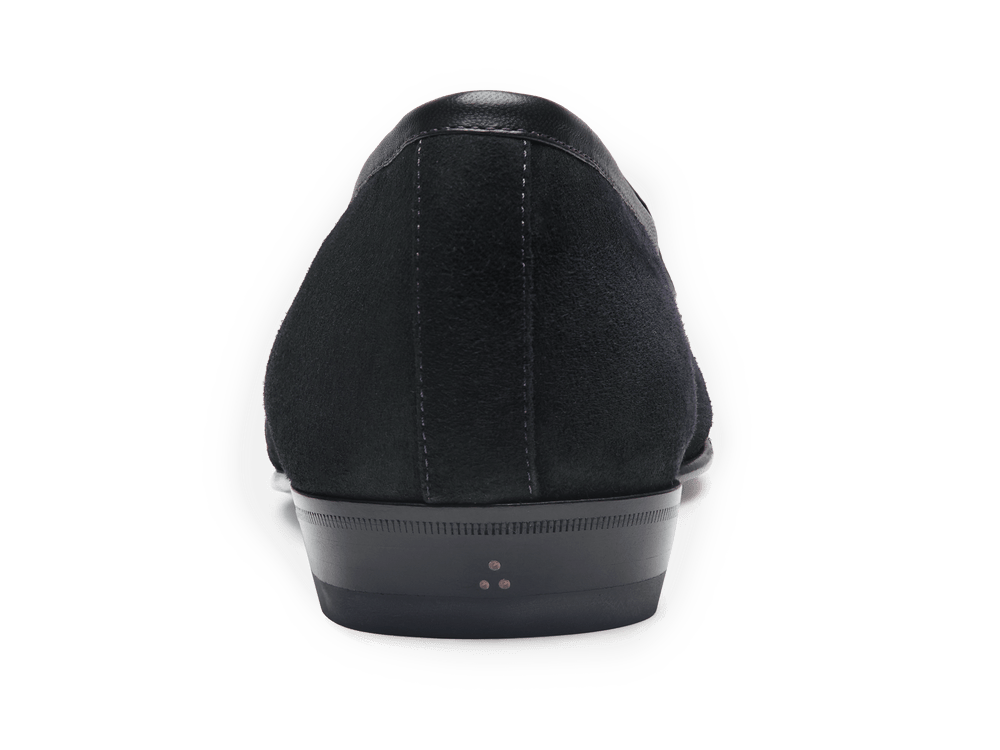 サガンクラシック プレーン オブシディアンブラックスエード