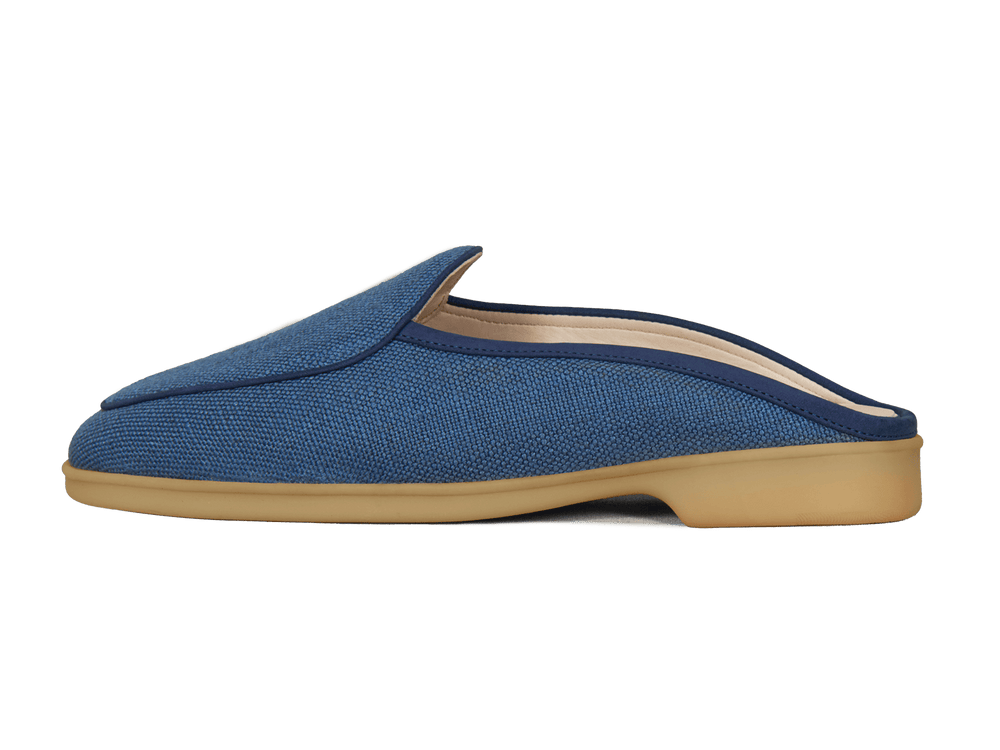 Stride Mule Loafers in Bleu Celadon Merlinen