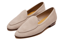 Sagan Classic Loafers in Albâtre Asteria Suede