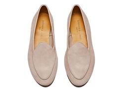 Sagan Classic Loafers in Albâtre Asteria Suede