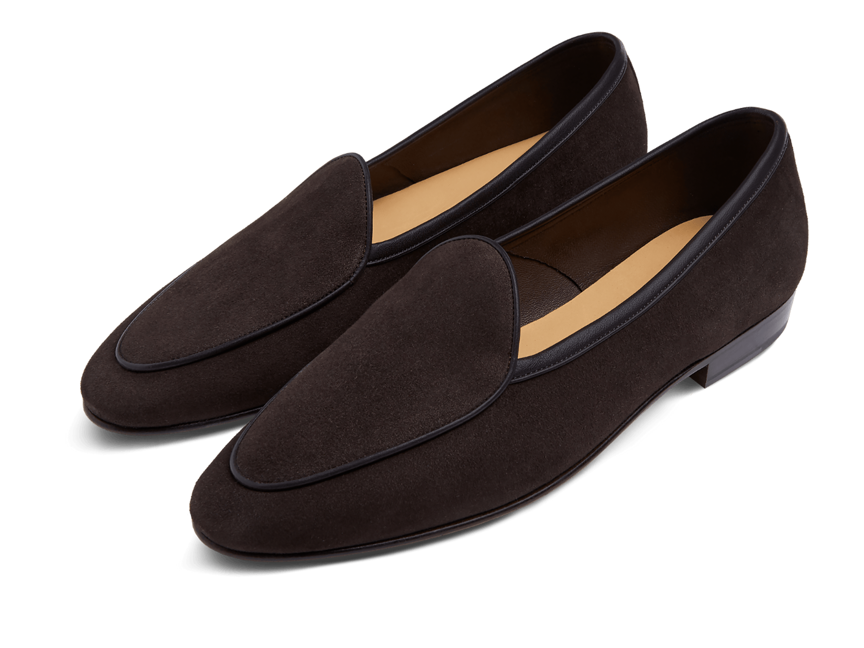 Sagan Classic Loafers in Lusitanias Dark Brown Asteria Suede