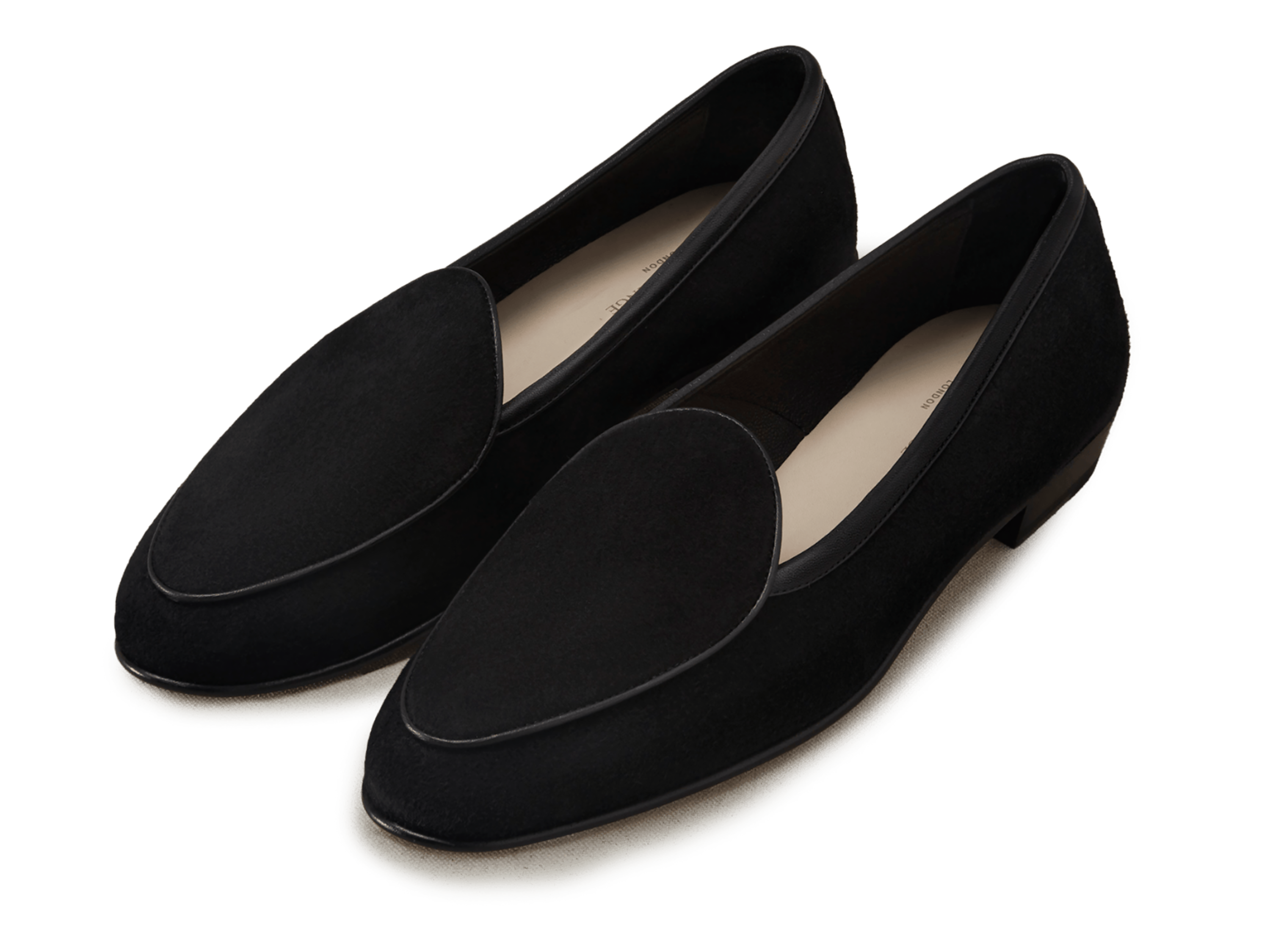 Sagan Classic Loafers in Obsidian Black Asteria Suede