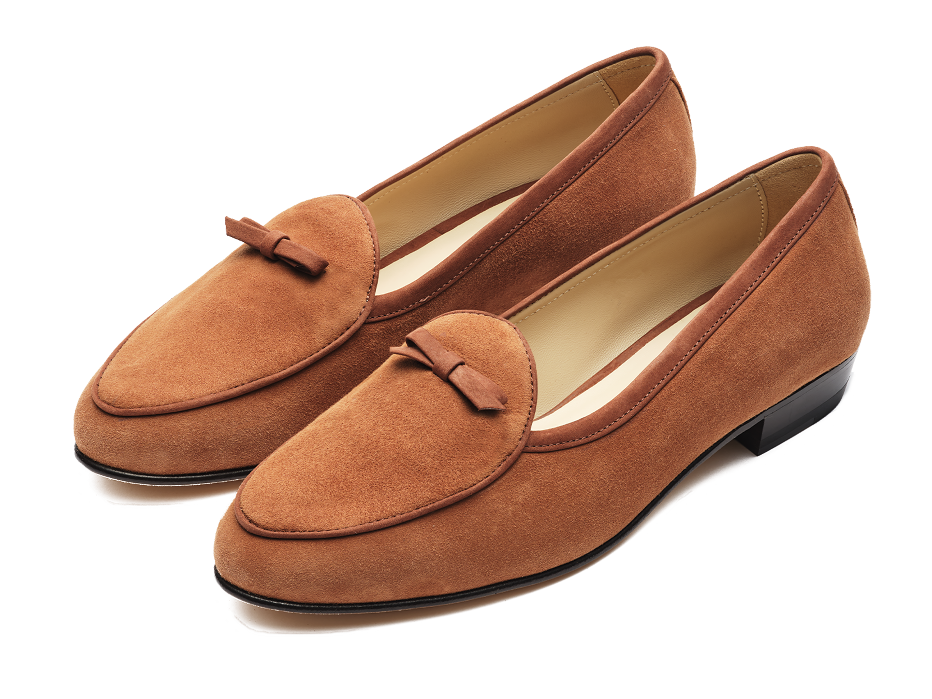 Sagan Bow in Moyen Brown Asteria Suede