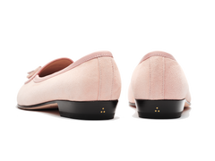 Sagan Classic Tassel Loafers in Soft Pink Asteria Suede