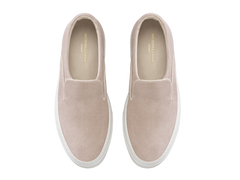Beat Trainer in Beige Glove Suede