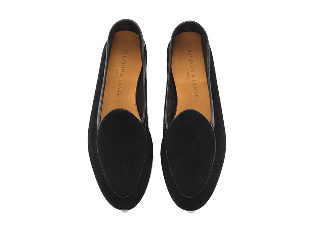 Sagan Classic Plain in Obsidian Black Asteria Suede (3603739246669)