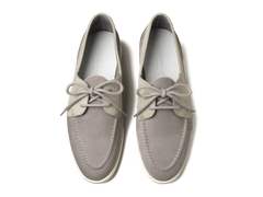 Decks in Galet Grey Nubuck White Sole