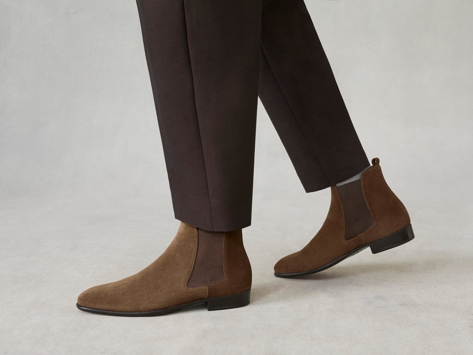 Hicks Chelsea Boot in Dark Snuff Shield Suede