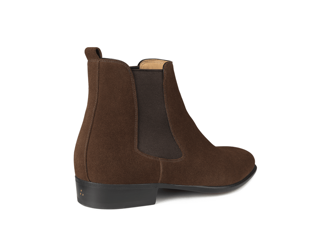 Hicks Chelsea Boot in Dark Snuff Shield Suede