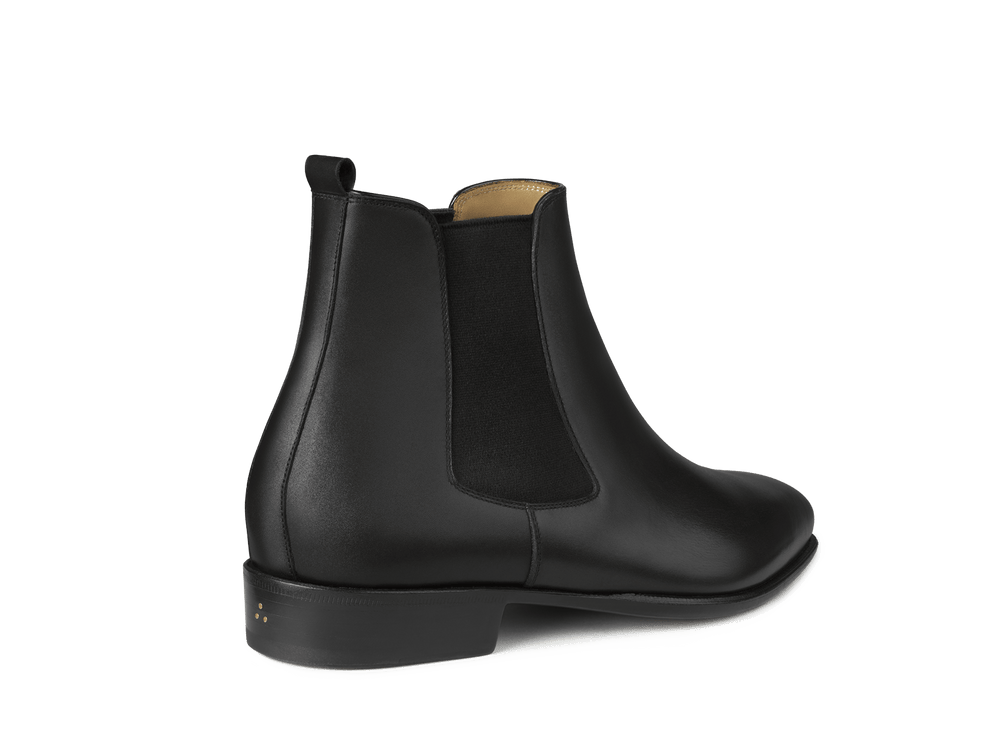Hicks Chelsea Boots in Black Calf