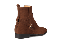 Watts Jodhpur Boots in Dark Snuff Shield Suede
