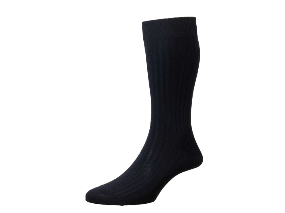 Cotton Socks in Navy