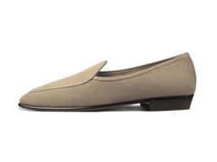 Sagan Classic Loafers in Greige Asteria Suede