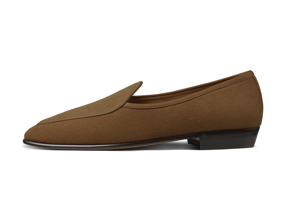 Sagan Classic Loafers in Tan Asteria Suede