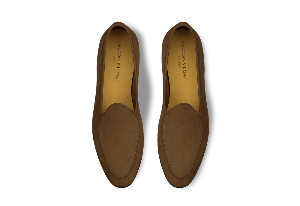 Sagan Classic Loafers in Tan Asteria Suede
