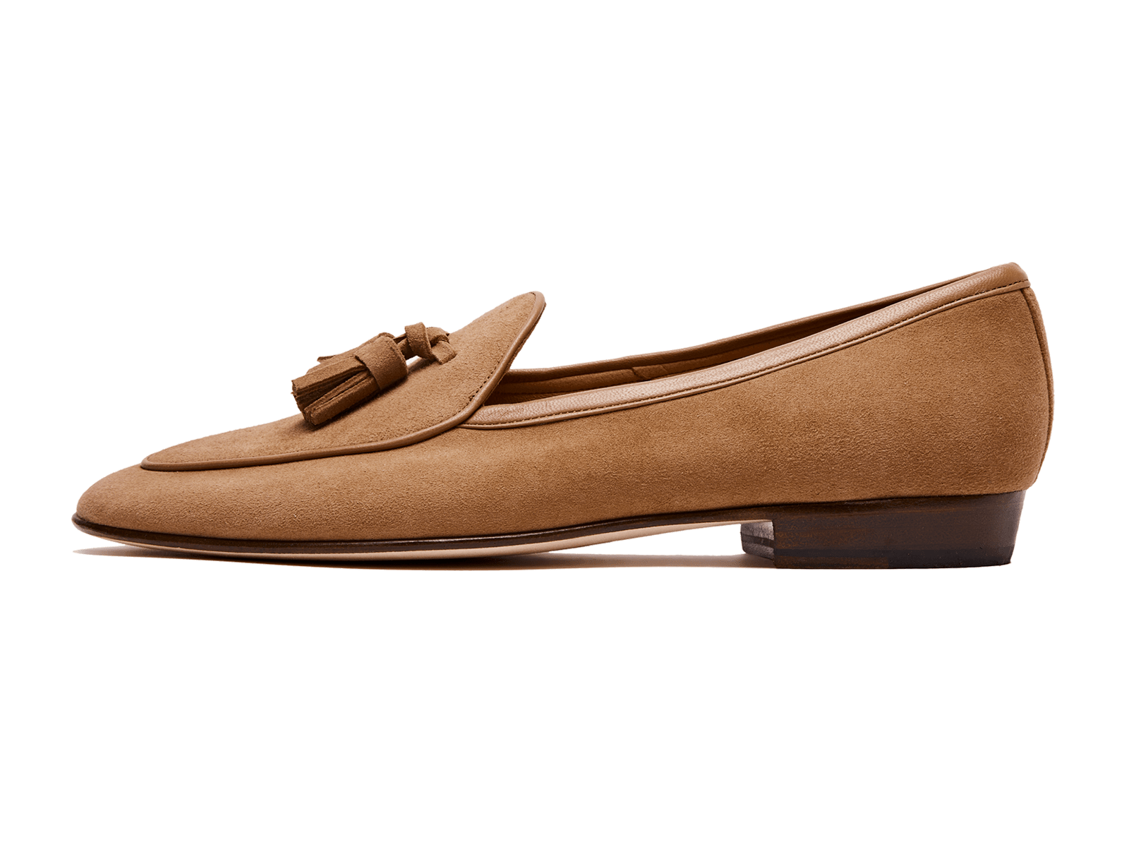 Sagan Classic Tassel Loafers in Alezan Asteria Suede