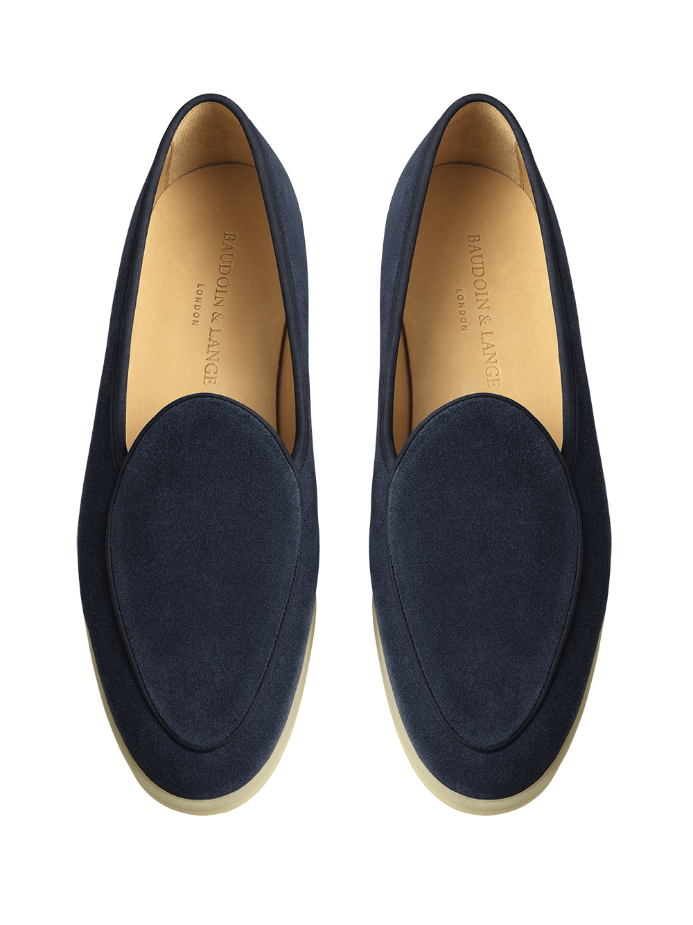 Stride Loafers in Orage Glove Suede Natural Sole