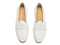 Sagan Classic Ginkgo in Blanc Cassé Deerskin (4627845316685)
