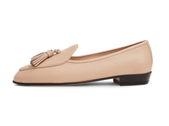 Sagan Tassel Loafers in Albatre Nappa
