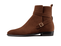 Watts Jodhpur Boots in Dark Snuff Shield Suede