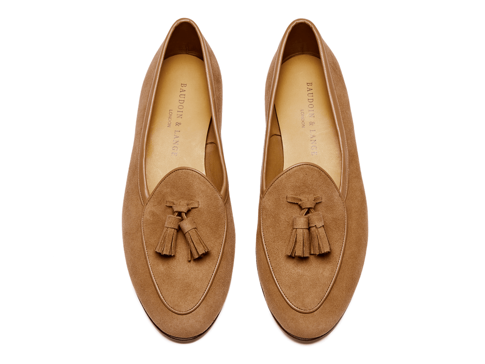 Sagan Classic Tassels in Alezan Asteria Suede (4629921792077)