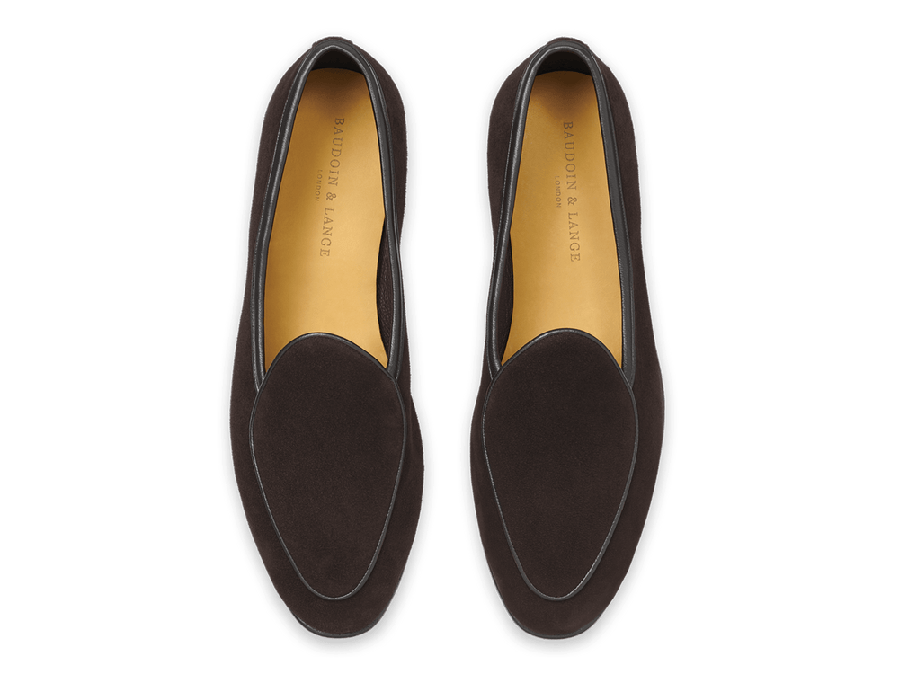 Sagan Classic Plain in Lusitanias Dark Brown Suede (3603709591629)