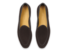 Sagan Classic Plain in Lusitanias Dark Brown Suede (3603709591629)