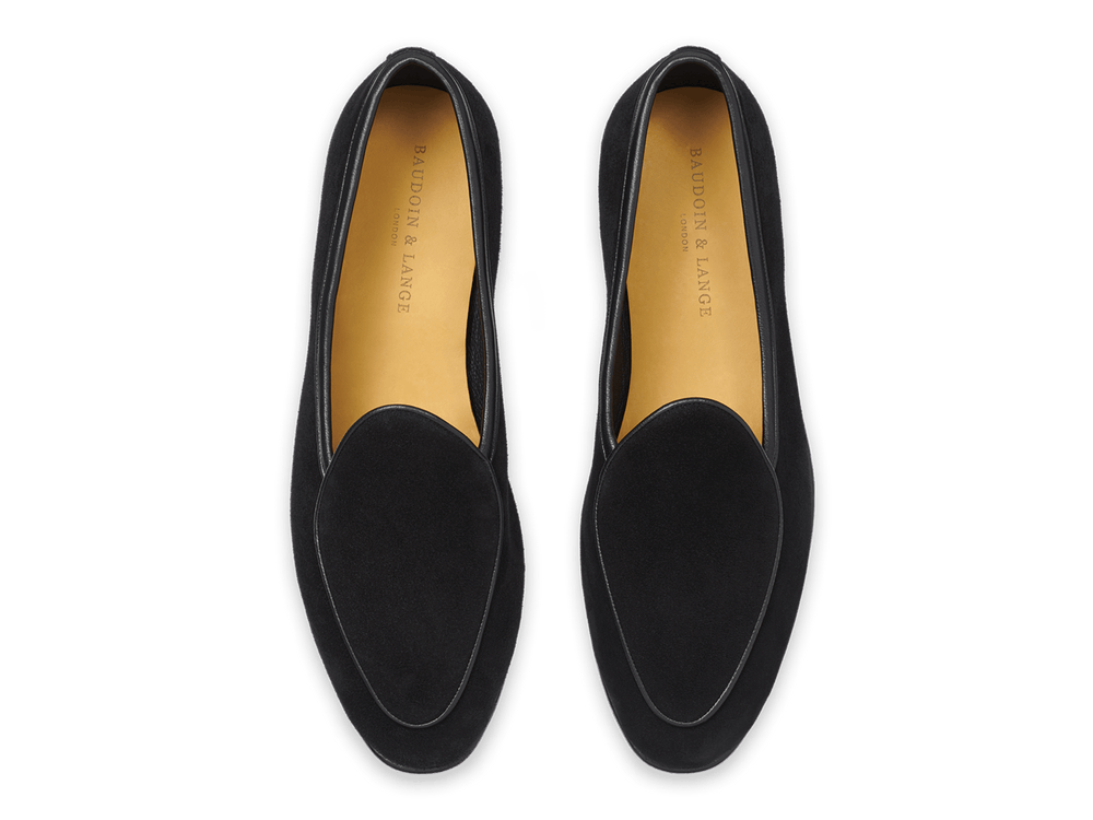 Sagan Classic Plain in Obsidian Black Suede (3603712081997)