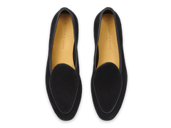 Sagan Classic Plain in Obsidian Black Suede (3603712081997)