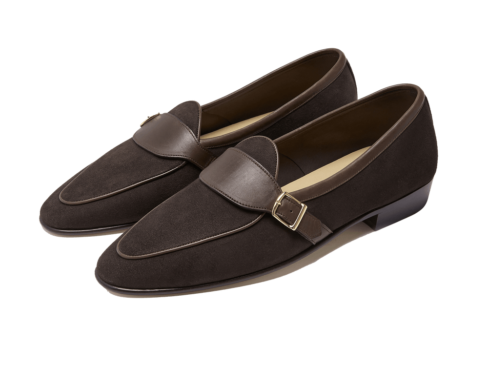 Buckle Loafers Dark Brown