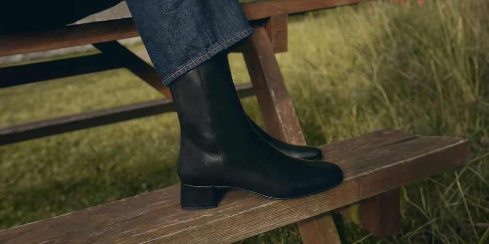 A Harmonious Fusion of Boldness and Artistry: Unveiling "Debbie," Our First Mid-Heel Boot