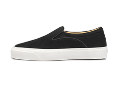 Beat Trainer in Black Glove Suede