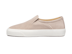 Beat Trainer in Beige Glove Suede