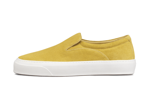 Beat Trainer in Cornmeal Yellow Glove Suede