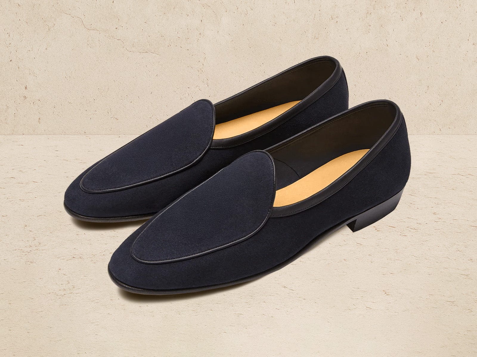 Sagan Classic Loafers in Midnight Navy Asteria Suede