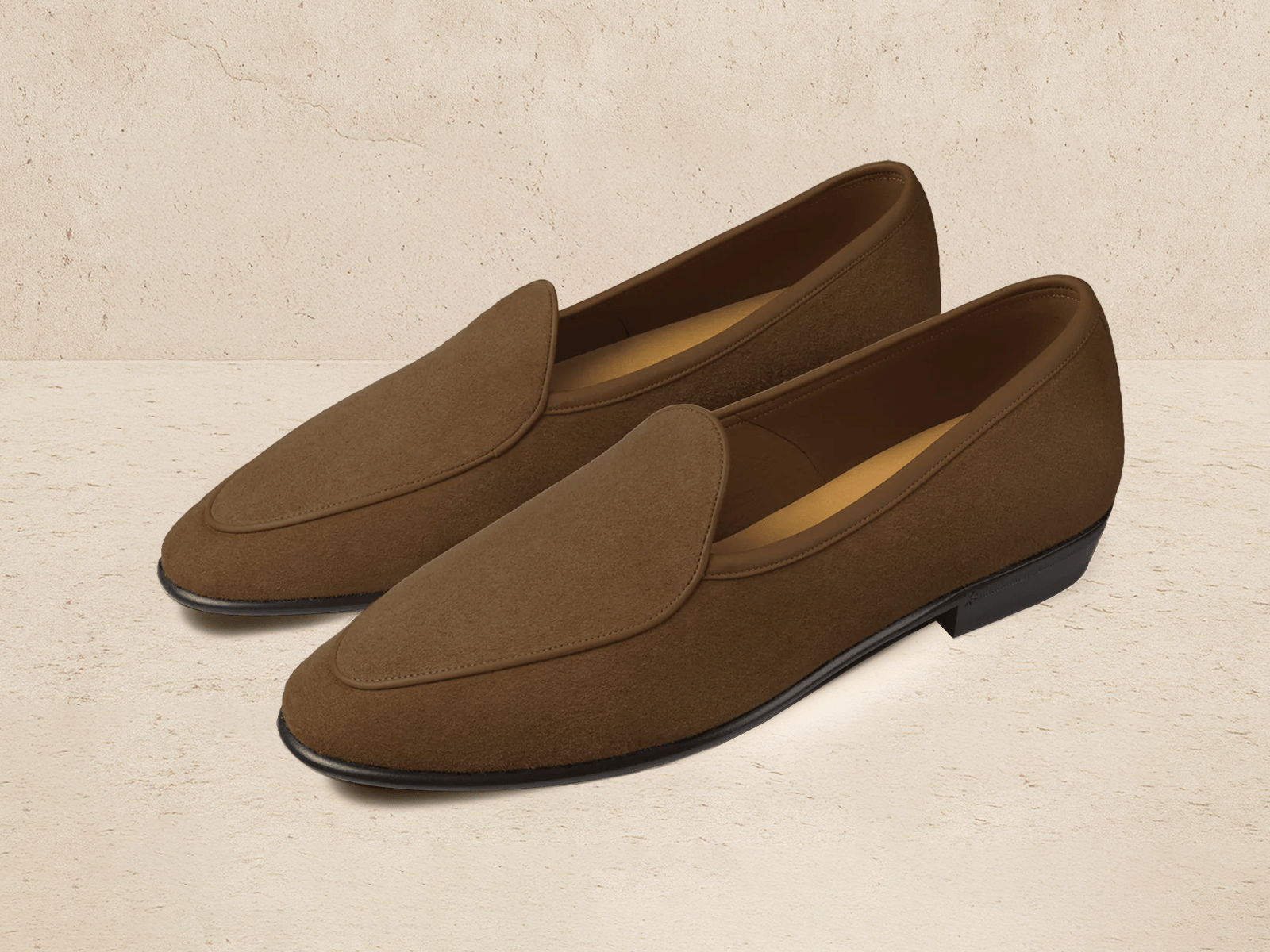 Sagan Classic Loafers in Tan Asteria Suede