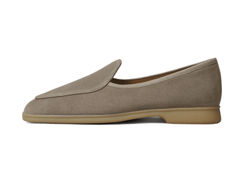 Stride Loafers in Casaque Glove Suede Natural Sole